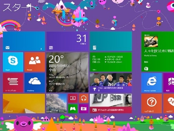 Windows8 1のスタート画面の背景色や壁紙を好きな画像に変更できる Windowsパソコン初心者ナビ